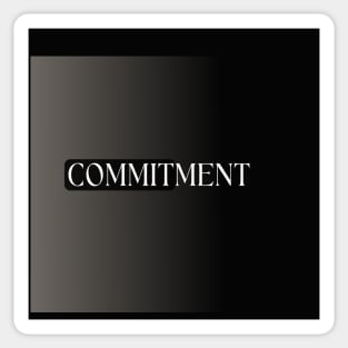 Commitment (motivational) Sticker